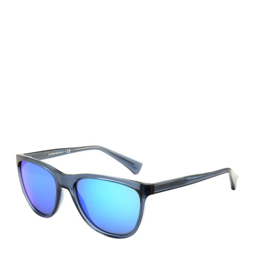 Emporio Armani/安普里奥阿玛尼 时尚 休闲 长方形 板材 镜框 男女款 太阳镜 反光镜片 墨镜 眼镜 EA4053 57mm 阿玛尼