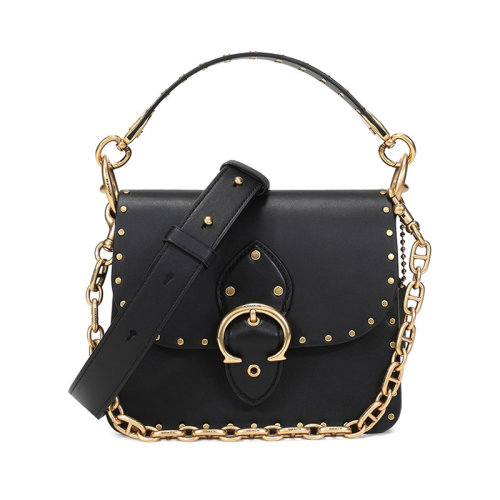 COACH/蔻驰 女包 铆钉装饰 链条方包 金属风4600