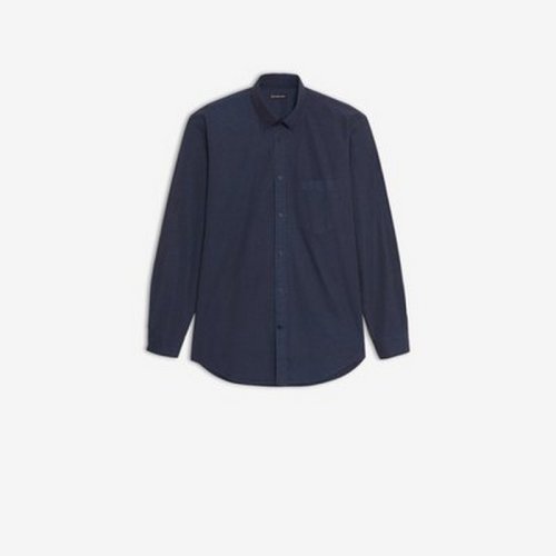  Balenciaga/巴黎世家 男士印花棉质长袖衬衫 556878 TEM09 4140 PLFSX