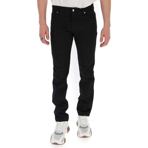  FENDI/芬迪 男士黑色棉质牛仔裤 FLP201 ABK5 F0QA1 PLFSX