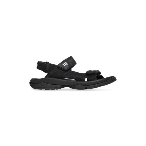  BALENCIAGA巴黎世家 22年秋冬 女士 平底凉鞋 tourist sandal monocolor 706277W2CCA1000