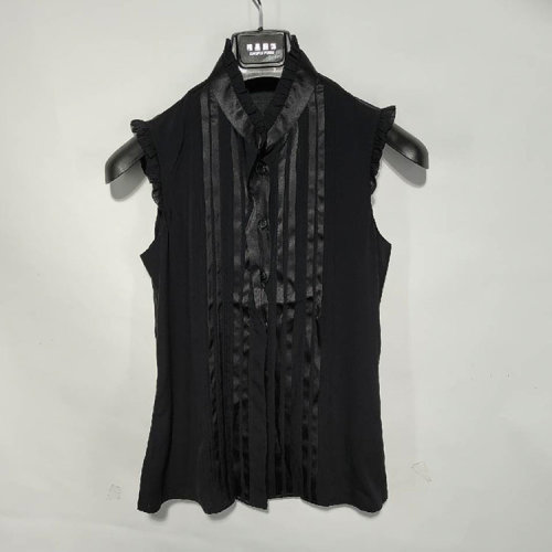 Emporio Armani/安普里奥阿玛尼 黑色女士无袖上衣