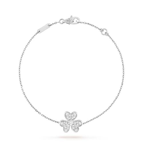 VCA梵克雅宝 22年秋冬 女士 手链 Frivole手镯,迷你款式 VCARP3W200 预定商品1-3周发货