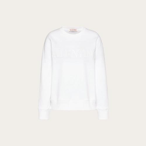  VALENTINO华伦天奴 22年秋冬 女士 针织衫 SWEAT-SHIRT EN JERSEY XB3MF14Y6WT0BO