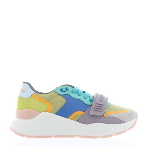 BURBERRY/博柏利 女士 鞋靴  多色拼色魔术贴运动鞋 女士休闲运动鞋