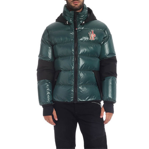 Moncler/蒙克莱 19秋冬 亮面 徽标 横条 男士羽绒服 3268