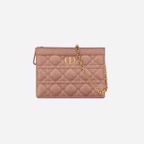  DIOR迪奥 22年秋冬 女士 手拿包 Pochette slim Dior Caro S5106UWHC_M50P