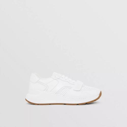 BURBERRY 22年秋冬 男士 冲孔细节皮革运动鞋 80529731