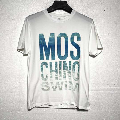 MOSCHINO/莫斯奇诺 白色男士短袖POLO衫