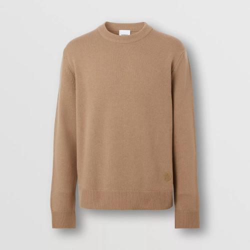  BURBERRY 22年秋冬 男士 专属标识装饰羊绒针织衫 80587331