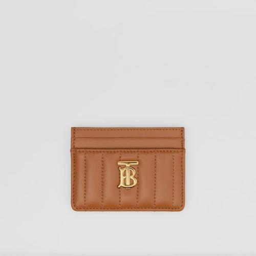  BURBERRY 22年秋冬 女士 Lola – 绗缝皮革萝纳卡片夹 80623781