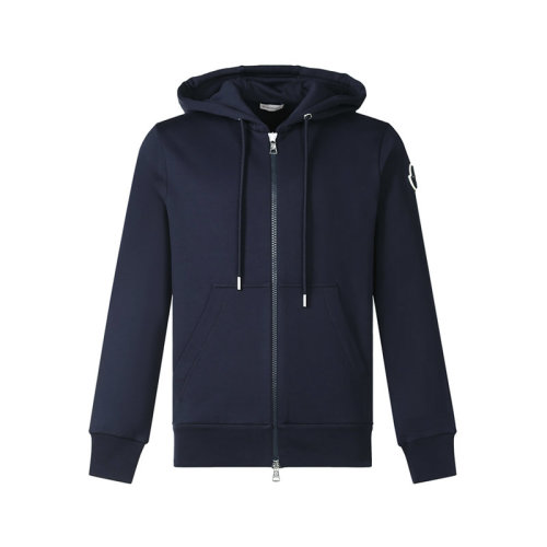 Moncler/蒙克莱 男卫衣 男士棉质加绒款拉链卫衣运动衫外套 8G00033 899FL