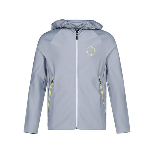 HUGO BOSS/雨果博斯 男士夹克 男士涤纶连帽长袖运动衫夹克外套 50459949