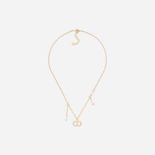  DIOR迪奥 22年秋冬 女士 项链 Petit CD 项链 N1673PTCCY_D301