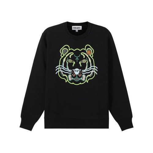 KENZO/高田贤三 女士黑色棉质卫衣 FC52SW8454MO 99 PLFSX