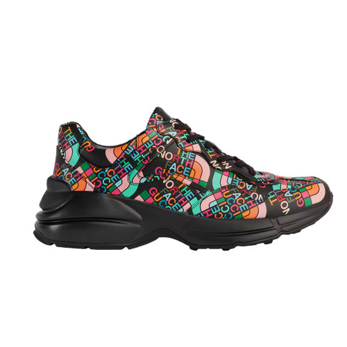 GUCCI/古驰 22秋冬款 The North Face联名系列 男士多色皮革饰有全鞋面LOGO印花备用鞋带低跟运动鞋685739UOQ001086