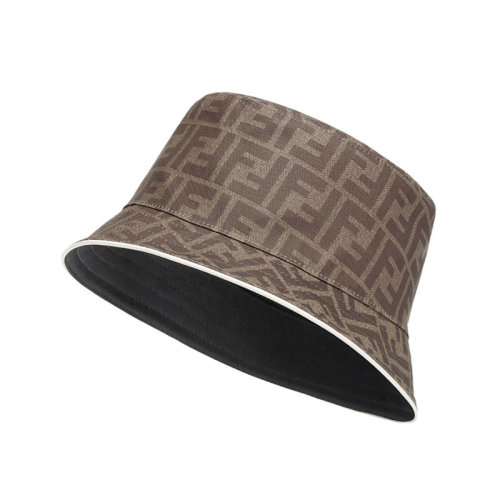 FENDI/芬迪 女士窄檐双面渔夫帽子 FXQ697 AK6R