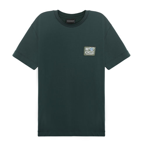 Emporio Armani/安普里奥阿玛尼[Capsule Emoji] 绿色 男士短袖T恤 6K1TN3-1JWWZ-0576  绿色 XL 绿色 XL