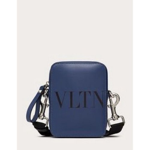  Valentino/华伦天奴 男士黑色皮革单肩包 WY2B0943WJW0NI PLSX