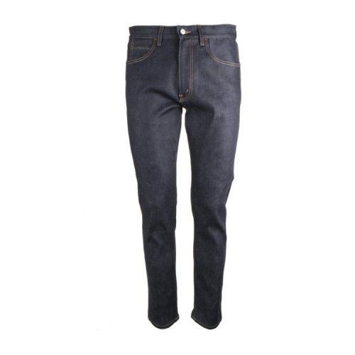 GUCCI/古驰  男士 复古 印花 深蓝色 男士牛仔裤 408636 XR369 4395