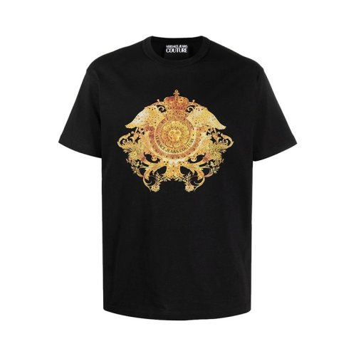  VERSACE JEANS COUTURE 男士印花棉质短袖T恤 B3GWA740 11620 899 PLFSX