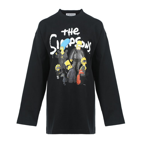 Balenciaga/巴黎世家22新品女士长袖T恤681046TLVG