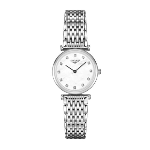 LONGINES/浪琴 嘉岚系列 钻石时标 石英 女士腕表 L4.209.4.87.6