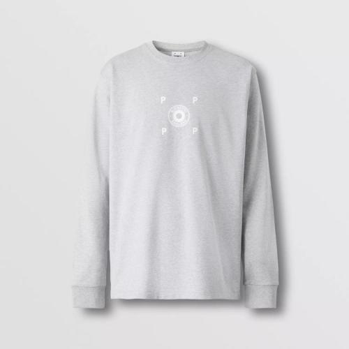  BURBERRY 22年秋冬 男士 徽标图案长袖棉质上衣 80548561