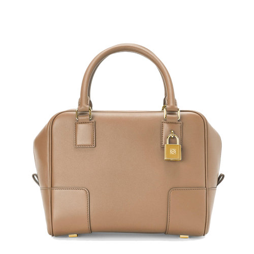 LOEWE/罗意威 21新款Amazona 19系列 女士貂色纳帕小牛皮方形斜挎手提单肩包0010623734