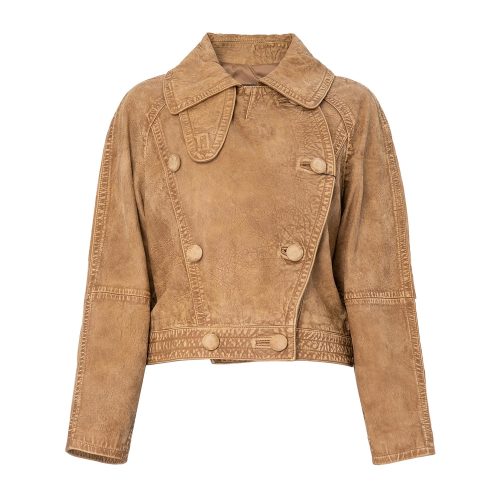 Emporio Armani/安普里奥阿玛尼 卡其色 女士大衣 ANB01P-A2P01-125