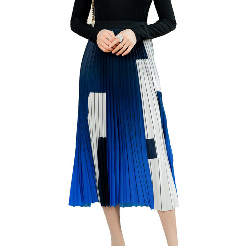 GeleiStory/GeleiStory 春季新款高腰显瘦中长款半身裙百搭修身大摆a字裙子  女装＞女士裙装＞女士半身裙