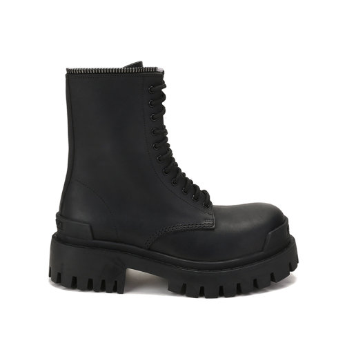 Balenciaga/巴黎世家【22春夏新款】女士虎年系列牛皮革Master系带靴子短靴 664709 WA9O1