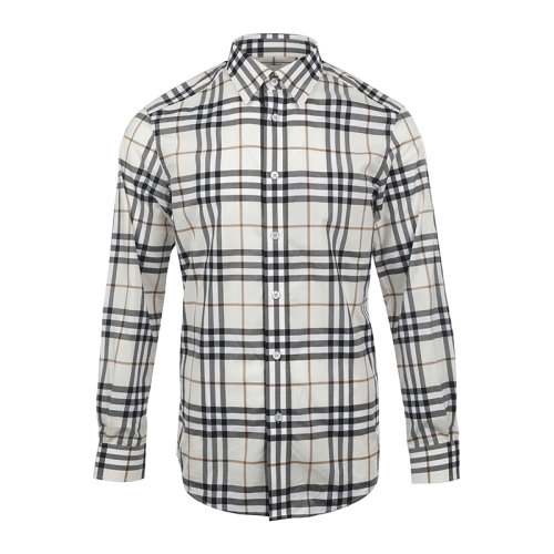 BURBERRY/博柏利22春夏经典格纹男士长袖衬衫 8050275