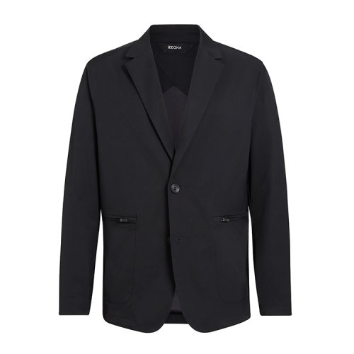 Z Zegna杰尼亚 黑色 男士高科技面料西服 VU025-ZZ022-K09