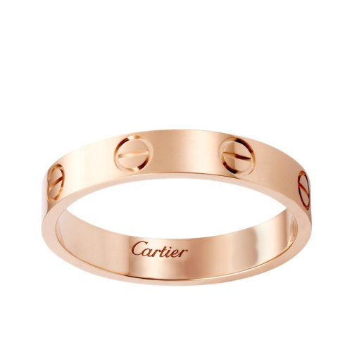 CARTIER/卡地亚 经典款LOVE 18K金玫瑰金戒指结婚对戒 B4085200