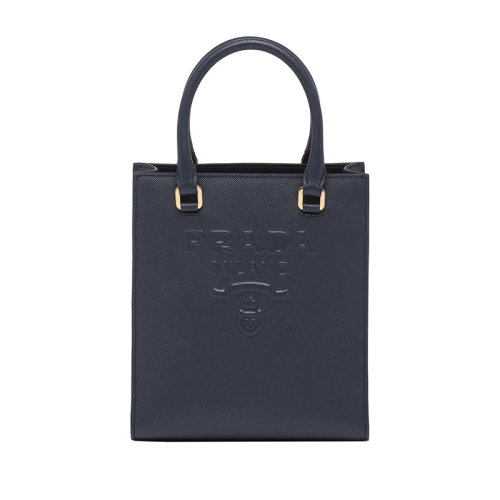 PRADA/普拉达 22新款 女士小号波罗的海蓝saffiano皮革珐琅徽标拆卸织物肩带单肩手提斜挎包1BA333_NZV_F0216_V_N2A