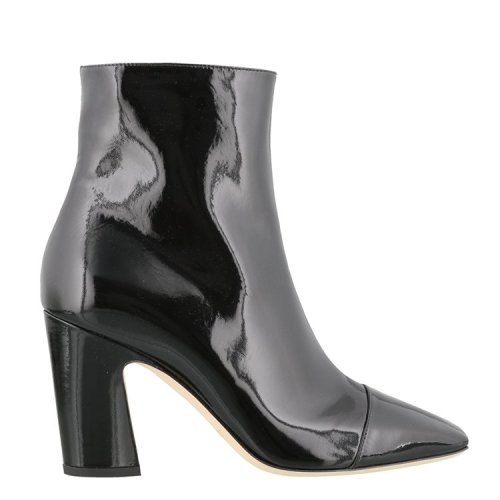 Jimmy Choo/周仰杰 MIRREN系列 尖头 女性 黑色 短靴 MIRREN 85 SOP BLACK