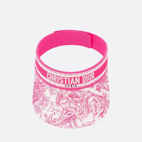  DIOR迪奥 22年秋冬 女士 帽子 Visiere Toile de Jouy Sauvage 24TJV978X132_C436