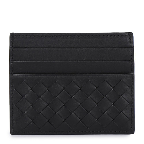 Bottega Veneta/葆蝶家  男士深咖啡牛皮经典编织卡包零钱包男包 522326-V4651-2006