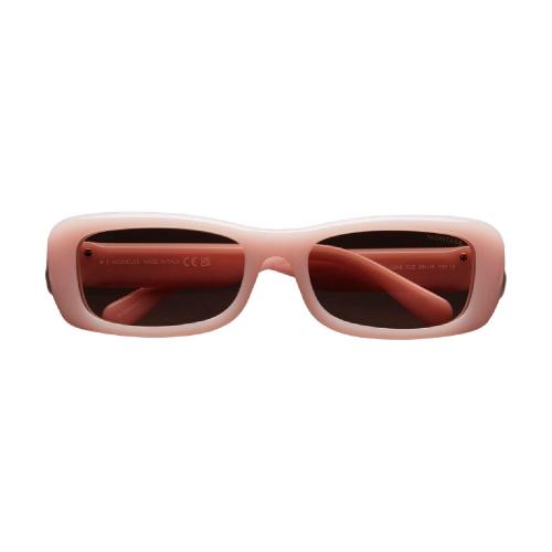  MONCLER蒙可蒙克莱 22年秋冬 女士 太阳眼镜 Minuit Rectangular Sunglasses 56901ML0245M5572