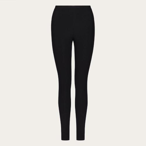  VALENTINO华伦天奴 22年秋冬 女士 休闲裤 LEGGING EN JERSEY WB0MD03M6SRN01 预定商品1-3周发货