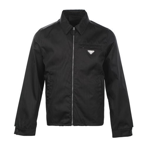 PRADA/普拉达22年经典三角徽标立领男士夹克外套SGB6841WQ