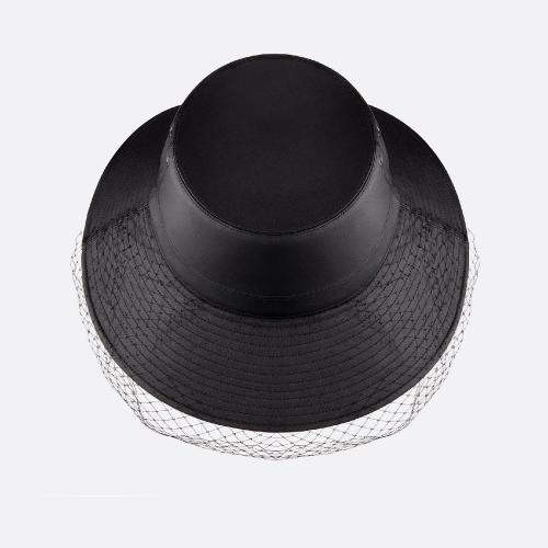  DIOR迪奥 22年秋冬 女士 帽子 Teddy-D 宽檐桶帽 95TDD924G700_C900