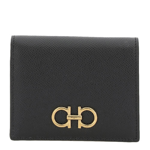 Salvatore Ferragamo/菲拉格慕 女士黑色零钱包 22D780-726512（99新未使用）