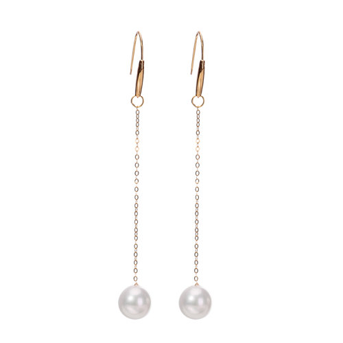 GeleiStory/GeleiStory 灵魂独舞妳曾经爱过限量18K金淡水珍珠链接款耳钉 店铺特惠