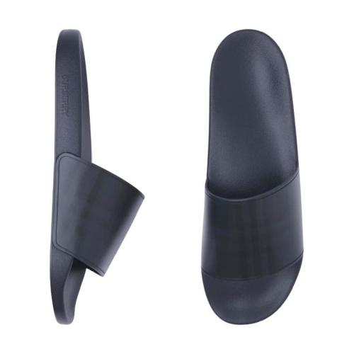  BURBERRY 22年秋冬 男士 London 格纹拖鞋 80415031 预定商品1-3周发货