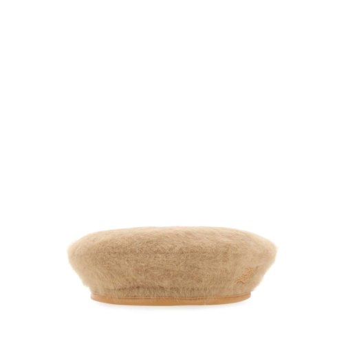 FENDI/芬迪 女士卡其色棉质贝雷帽 FXQ814 AHSM F0QU5