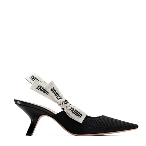 DIOR/迪奥 新款J'ADIOR女士黑色丝带高跟鞋 6.5CM KCC200TFL_S900