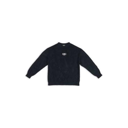  BALENCIAGA巴黎世家 22年秋冬 男士 长袖T恤 BB PARIS ICON SWEATER 696226T32528065