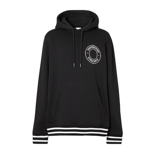BURBERRY/博柏利 徽标图案宽松连帽男卫衣 8034561 1